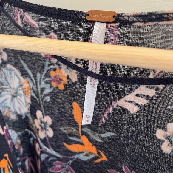 Free People boho gypsy shirt/blouse/tunic xsmall - Picture 4 of 4